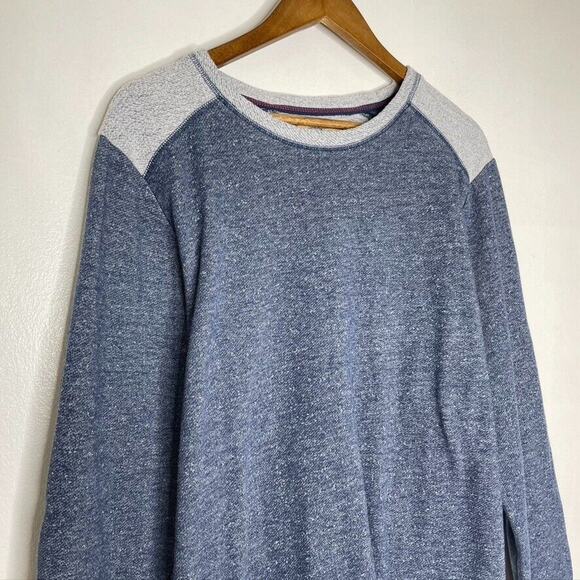 Tommy Bahama Blue Heather Long Sleeve Crewneck Sweater Size Large Men’s - Picture 3 of 9